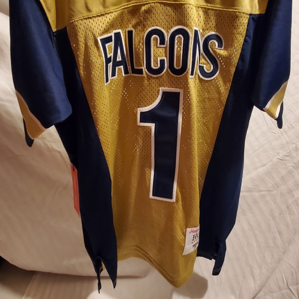 NWT Stefon Diggs Headgear Classics Highschool Throwback Jersey Size S NFL - Picture 2 of 6
